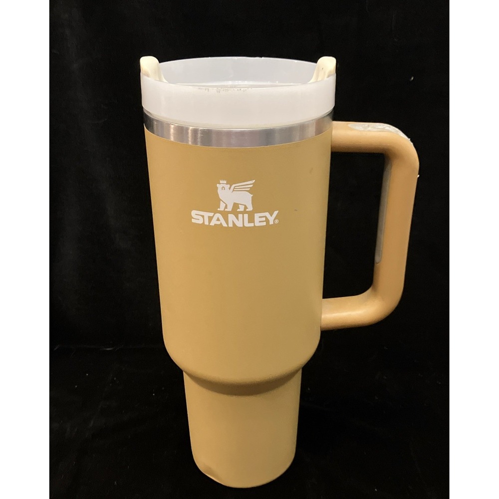 Stanley Quencher H2O Flowstate Tumbler 40oz Water Bottle Mustard Yellow 10-10824